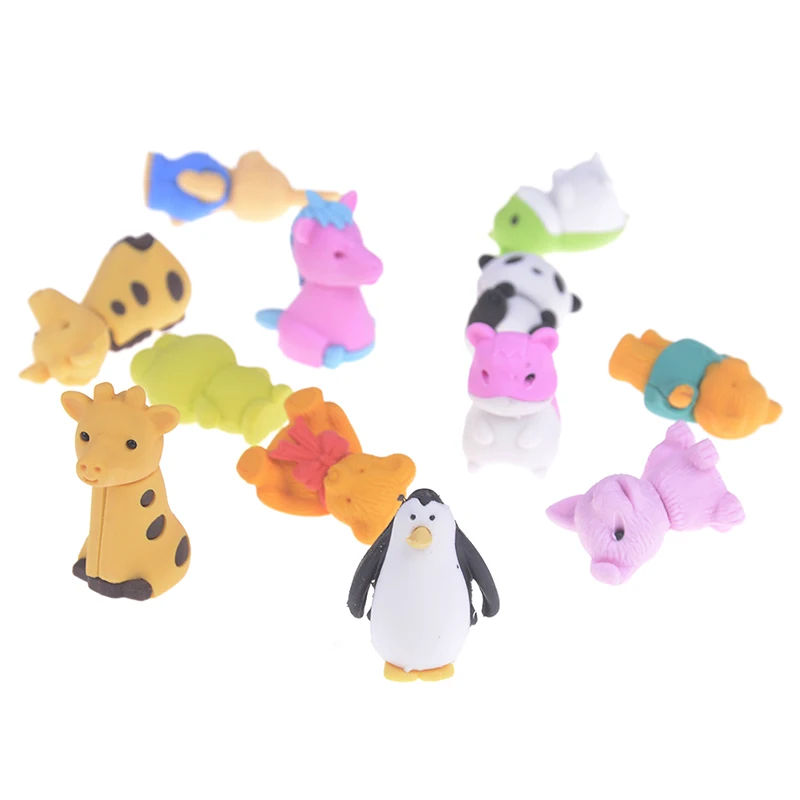 Горячая продажа 4 шт./упак. креативные милые резинки письмо и рисование резиновый