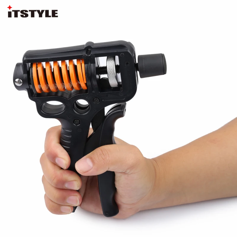 ITSTYLE 15-50Kg Adjustable Hand Gripper Strengthener Trainer Wrist Forearm Finger Strength Gym Power Exerciser Grip | Спорт и