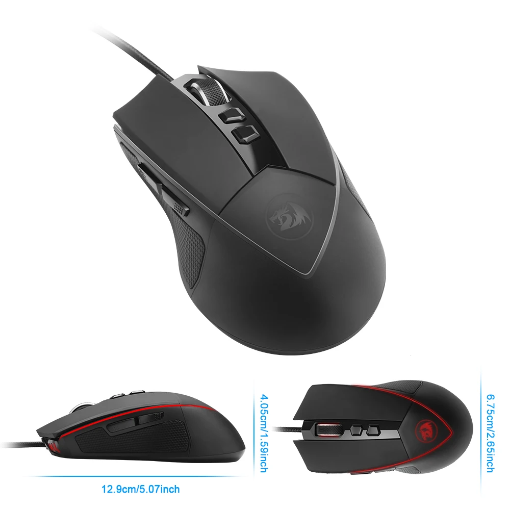 USB мышь игровая Redragon Emperor M909 проводная 12400DPI 8 кнопок|Мыши| |