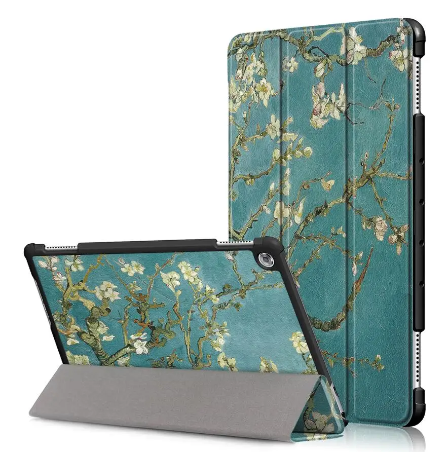 Для huawei MediaPad M5 lite 10 BAH2-W19/L09 10,1 ''универсальный чехол для huawei M5 Lite 10 Smart печати Флип кожаный подставка Funda+ стилус