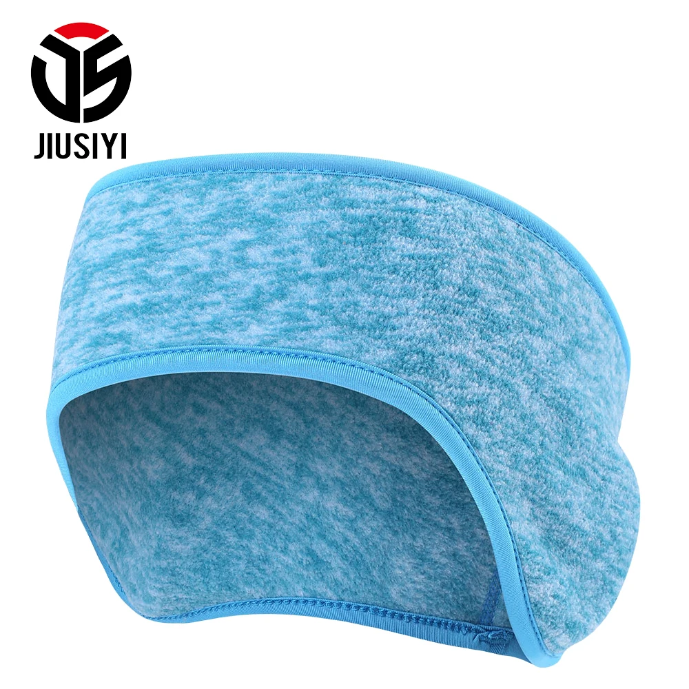 Зимняя Теплая повязка флис шерсть уши Термальность Sweatband стрейч резинки для