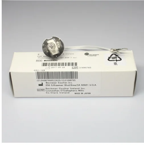 Оригинальная лампа Beckman Coulter MU988800 12 В 20 Вт фотометр AU400 AU600 AU640 AU680 JC 12V20W20H/P лампочка