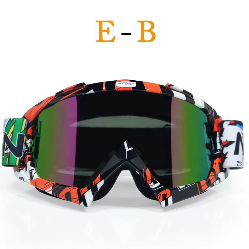 Очки для мотокросса MX внедорожные шлемы очки для лыжного спорта Gafas для мотоцикла Dirt Bike Racing очки для мужчин и женщин - Цвет: B1