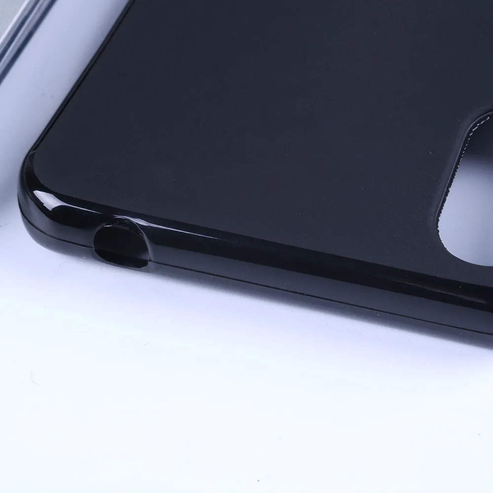 Для Wiko View 2 Go чехол черный мягкий Уретановый Термопластик (tpu) Силиконовая задняя