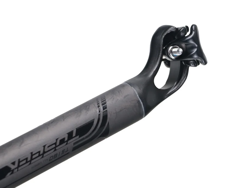 

2016 NEW TOSEEK Ultralight aviation aluminum alloy Carbon Fiber Bicycle Seatpost Bike Seat Post 27.2/31.6mm Length 380mm