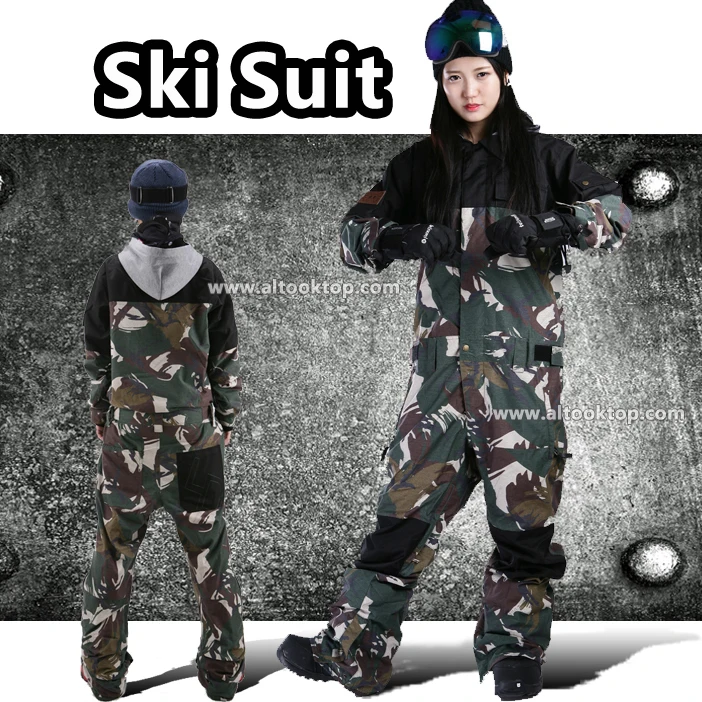 Камуфляжные комбинезоны Брендовые мужские женские лыжный костюм для девочек