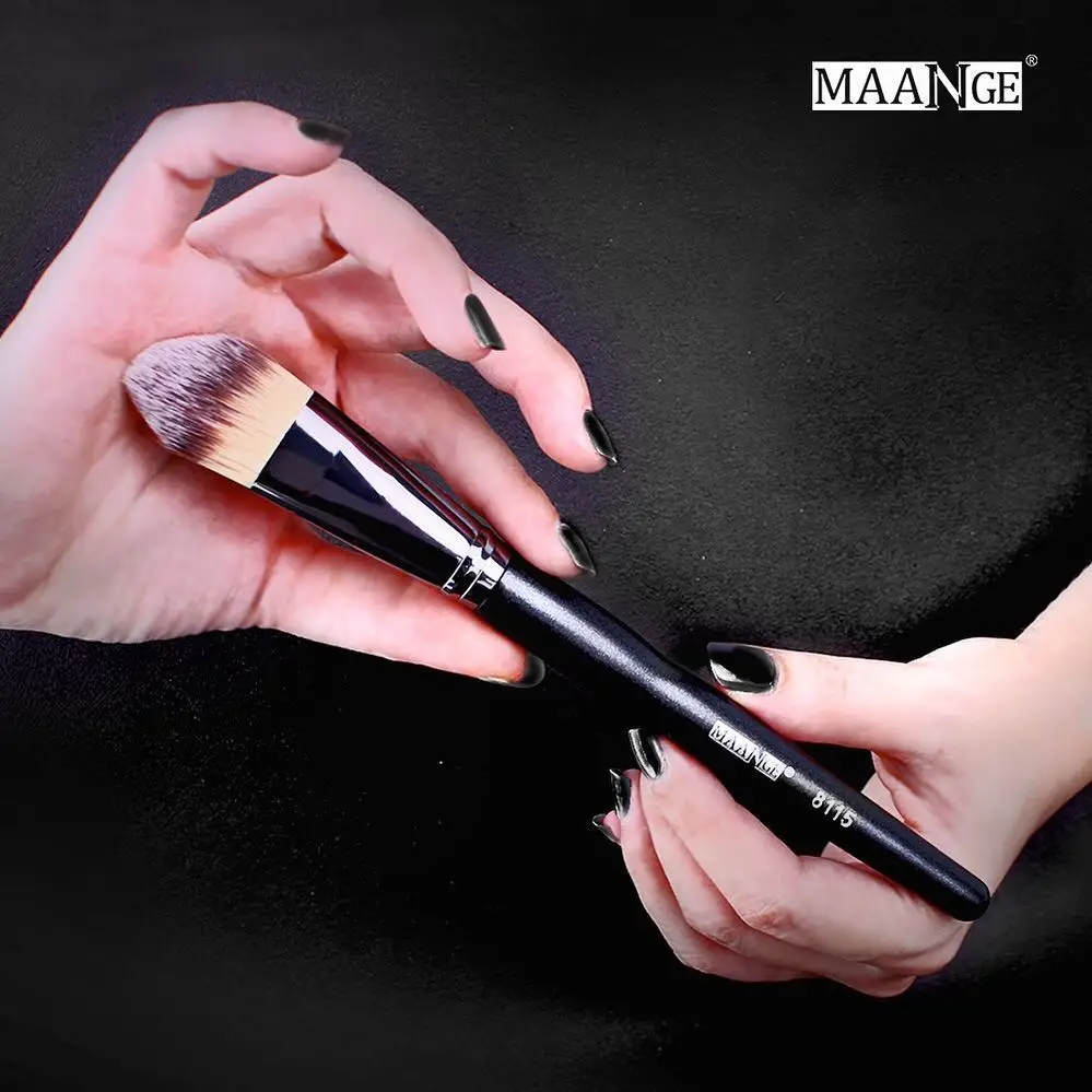 MAANGE Pro, 1 шт., кисть для основы, мягкая пудра, крем, контур, изюминка, растущий консилер, Кисть для макияжа, косметический инструмент для лица
