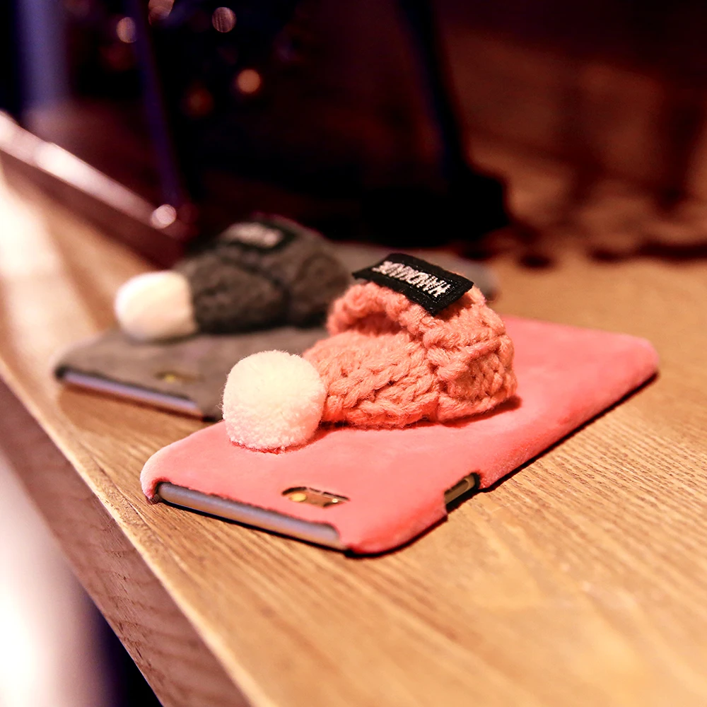 Для iPhone 6 7 Чехол KISSCASE 3D милая Рождественская Кепка мультяшный чехол для телефона s