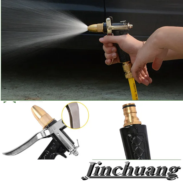 Бесплатная доставка регулируемый медный шланг распылитель пистолет садовый