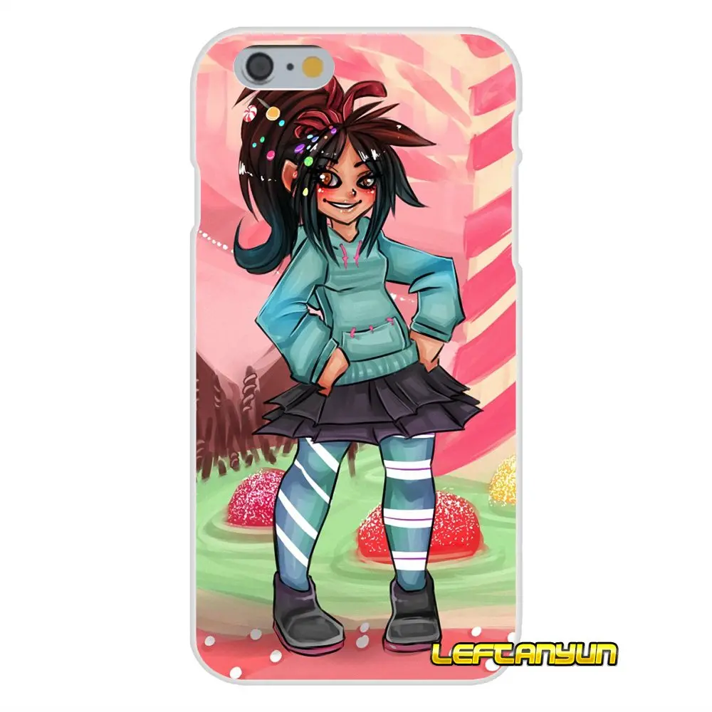 Vanellope Von Schweetz разрушить его Ральф для Sony Xperia M2 M4 M5 E3 XA Aqua Z Z1 Z2 Z3 Z5 compact LG K4 7 8 10 V20 V30 2017