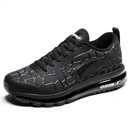 Лидер продаж; ONEMIX; коллекция года; оригинальные кроссовки с подушками; zapatos de mujer; женская спортивная Уличная обувь; женская обувь для бега; размеры 36-40 - Цвет: black-men