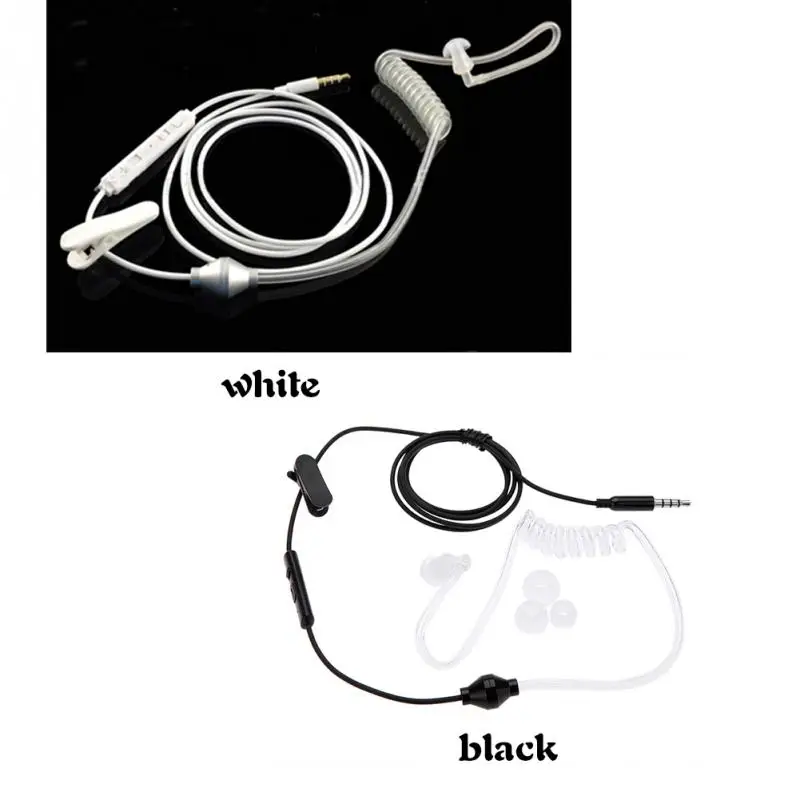 Новейший Тип 3 5 мм в ухо анти-излучение наушники Воздушная трубка стерео