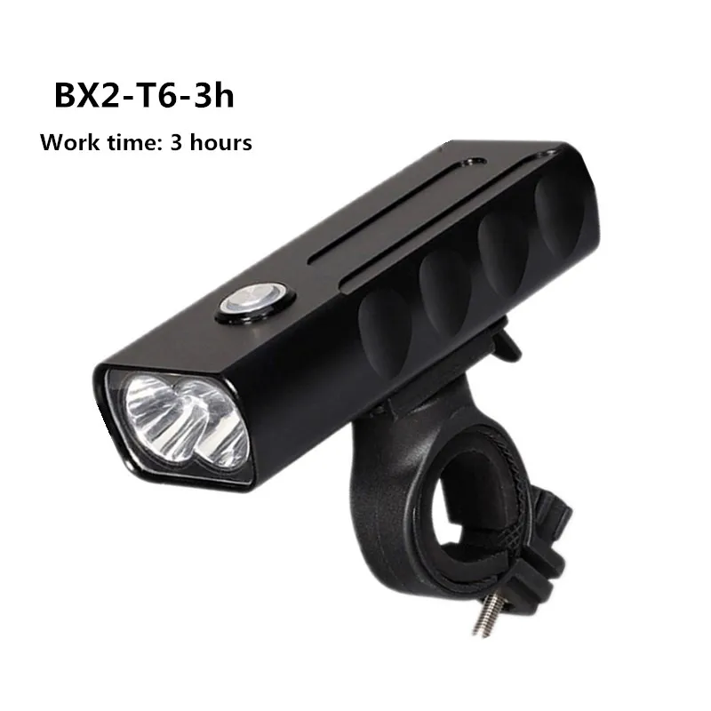 BX2-T6-3h BOFAMES велосипед свет 15000Lum L2/T6 USB Перезаряжаемые Мощность Bank Встроенный 5200 mAh 3 режима Водонепроницаемый фар велосипед аксессуары - Цвет: BX2-T6-3h