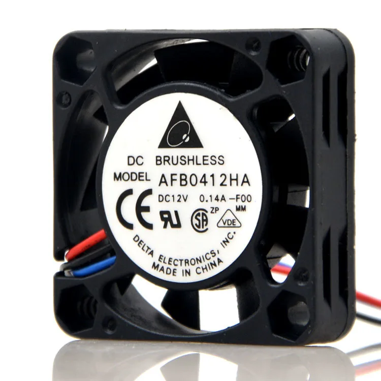 Delta AFB0412HA DC 12V 0.14A 4CM 4010 40x40x10MM Два Шарикоподшипника серверный шасси источник