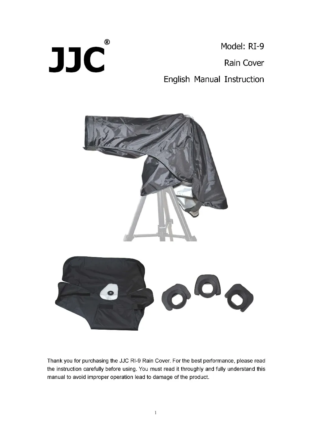 Дождевик для камеры JJC 820x760 мм DSLR дождевик для камер CANON EOS/NIKON серии D s D3/D3s/D3X/D700/D800/D800E/Df