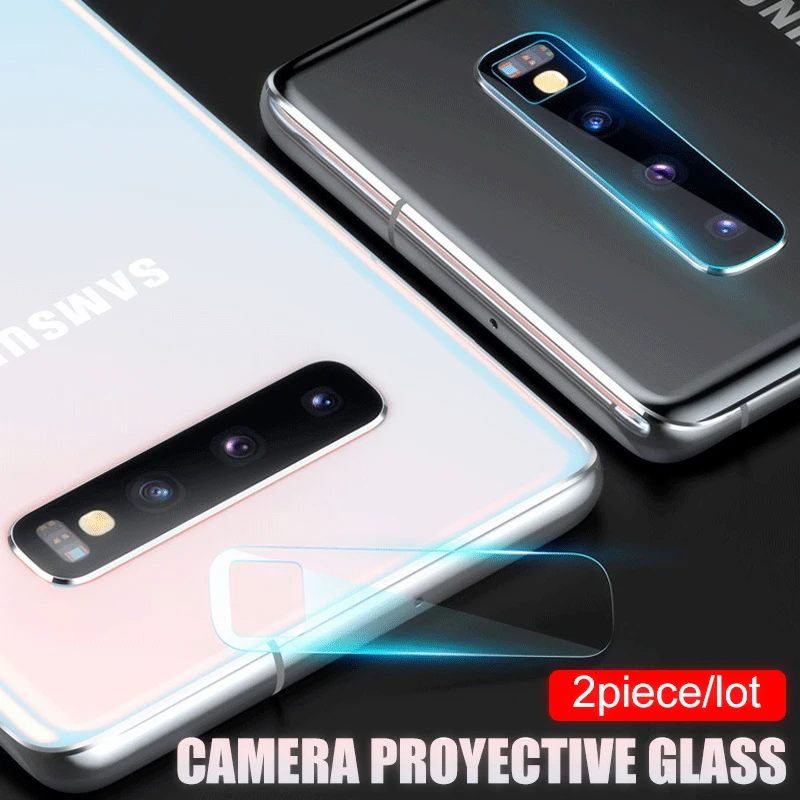 2 шт объектив камеры задняя пленка для samsung Galaxy S10E S8 S9 S10 PLus закаленное стекло Note 8 9