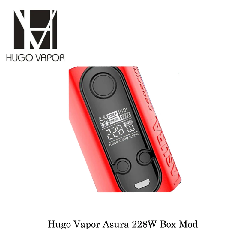 Электронная сигарета Hugo Vapor Asura 2-in-1 228 Вт сквонк коробка батарейный блок с