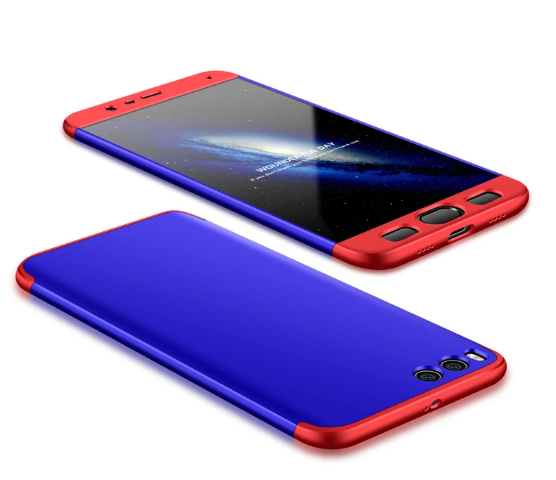 1 360 градусов Полная защита футляр для Xiaomi Mi Note 3 задняя крышка противоударный чехол для Xiaomi Mi Note3 полный чехол+ стекло 5,5'' - Цвет: 1