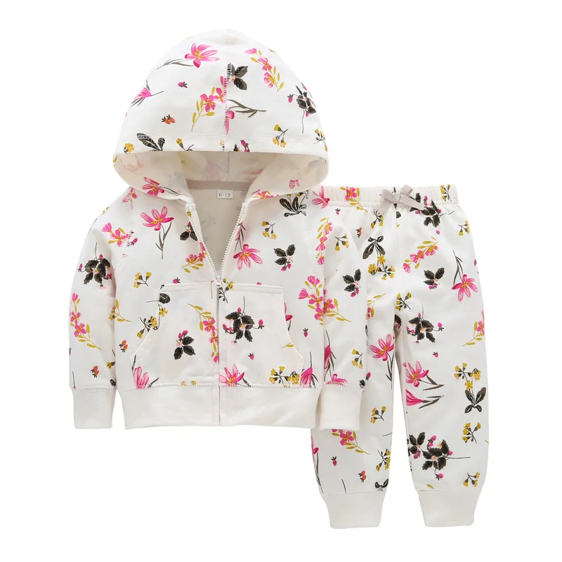 Одежда для маленьких девочек комплект одежды хлопковый кардиган белая детская