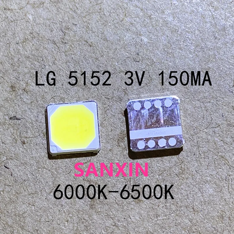 50 шт./лот сверхяркий светодиодный светильник SMD для LG 5152 3V светильник|Подвесные