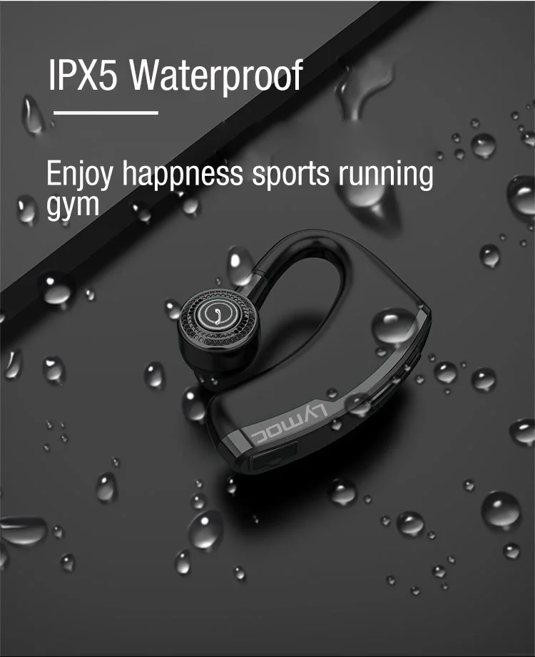 Lymoc обновление V10 Bluetooth гарнитуры 5,0 беспроводные наушники быстрое зарядное устройство коробка громкой связи HD Микрофон Стерео для iPhone Xiaomi huawei