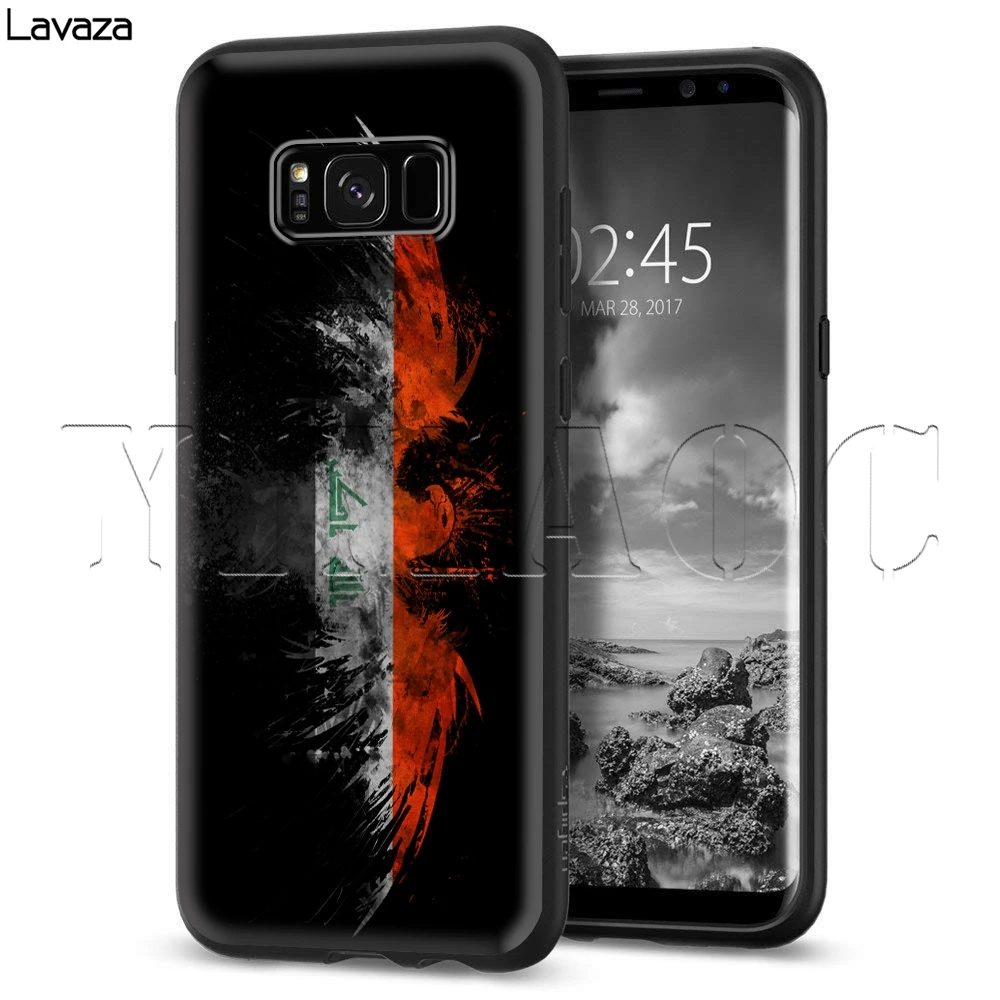 Lavaza Ирак флаг чехол для Samsung Галактики S6 S7 край J6 S8 S9 S10 плюс A3 A5 A6 A7 A8 A9 Note 8 9 |