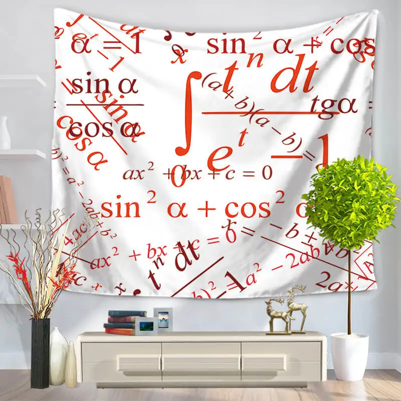 LeRadore 2018 новые настенные гобелены с математическим принтом пляжное полотенце