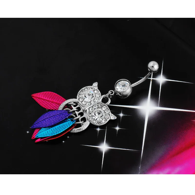 Кольцо в форме Совы из хирургической стали 316L |