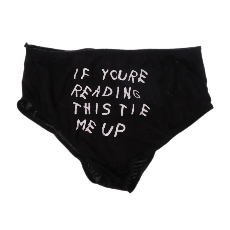 Женское хлопковое нижнее белье со средней талией простое черное Белое стринги