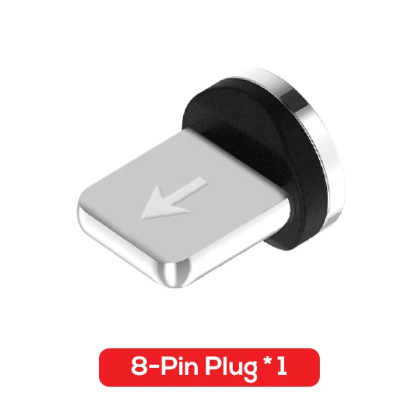 Plug for Apple Реверсивный Магнитный Кабель зарядного устройства микро-usb для Meizu Xiaomi Mi 9 мобильный телефон usb type Tipo C Магнитный провод для зарядки 2 м 1 м - Цвет: Plug for Apple