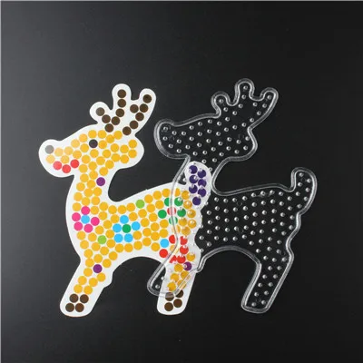 5 мм 3D головоломка Pegboards шаблоны для Хама бусины игрушки Perler бисер Развивающие игрушки для детей искусство ручной работы