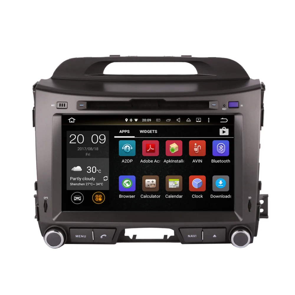 4G LTE Android 8.0 Octa Core 4GB RAM Car Radio Stereo For Kia Sportage 2010-2015 GPS Navigation Mutimedia Player Bluetooth WIFI |