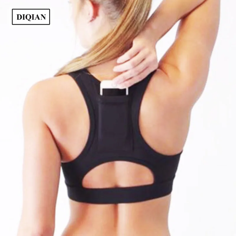 DIQIAN Fitness Sexy Sport Bras Women Personal Design 7 Colors 1/2 Cup Solid Color Bodybuilding Running Gym Plus Size XL | Спорт и