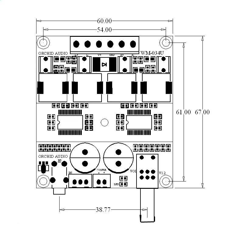 DC 12В 24В TPA3116D2 Hifi 2 0 каналов 100 Вт + стерео аудио Мощность цифровая плата