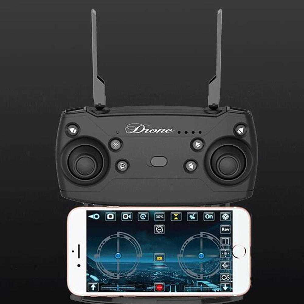 Дрон с дистанционным управлением JD-20 JD20 WIFI FPV HD широкоугольной камерой высоким