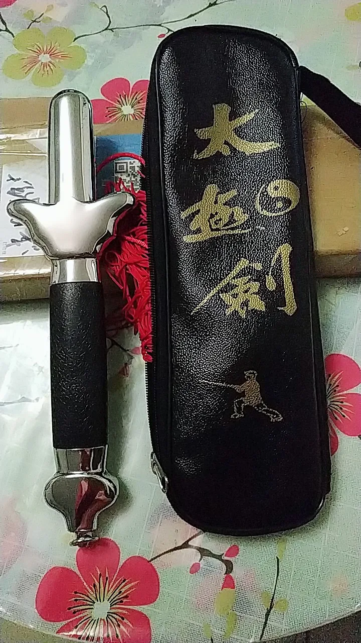 Высокое качество Выдвижной wushu taiji выдвижной меч масштабируемый из нержавеющей стали Тай Чи складывающийся меч кунг-фу Боевые искусства