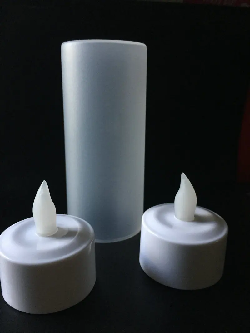 Набор из 12 светодиодных свечей с дистанционным управлением матовые беспламенные