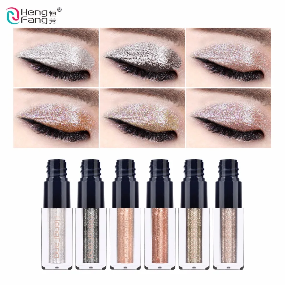 Брендовые алмазные бусины светящиеся жидкие тени для век мерцающие блестящие