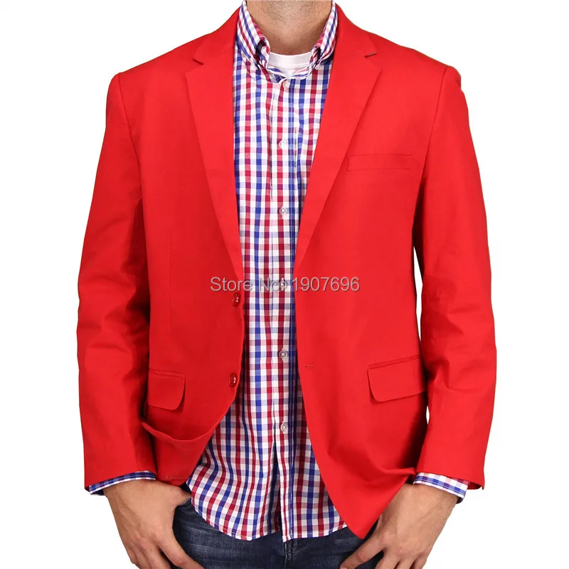 Красный Повседневное Стиль Человек Топы пиджак блейзер для мальчика Свадебная
