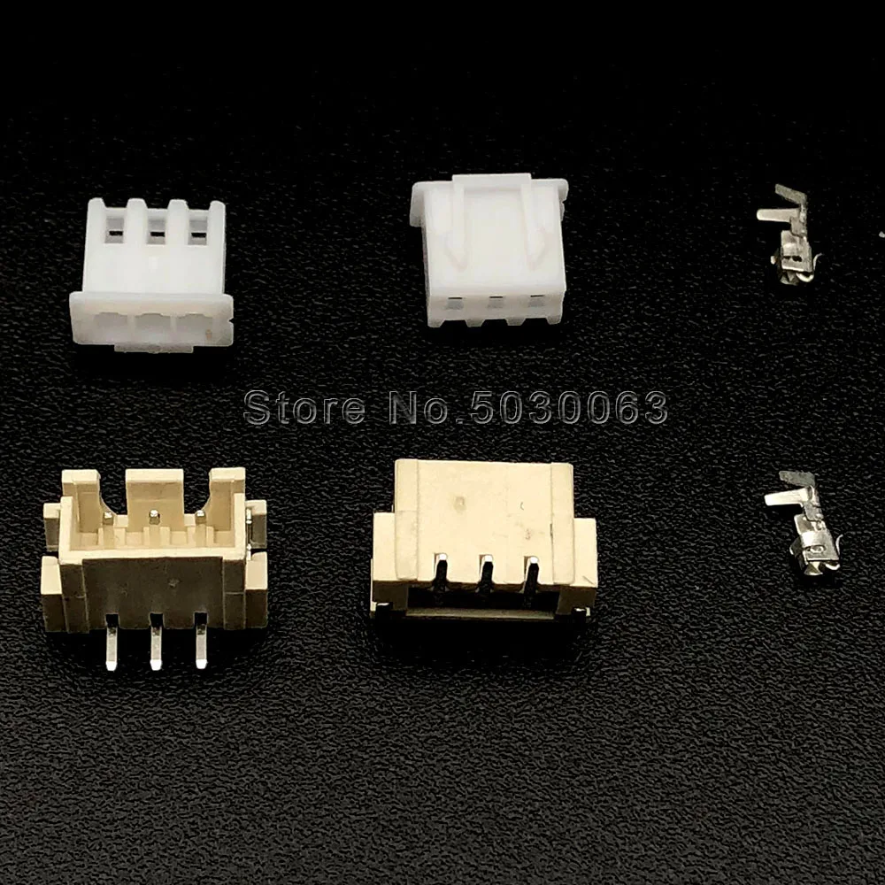 40 комплектов XH2.54 вертикальный 3p 3pin XH 2 54 мм Шаг SMD мужской женский провод