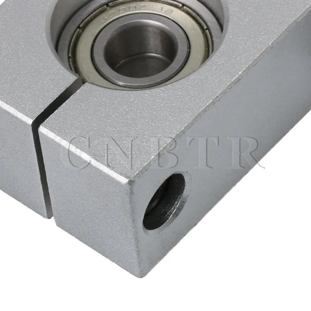 CNBTR Серебряный алюминиевый сплав Линейный рельсовый вал для подшипника опорный