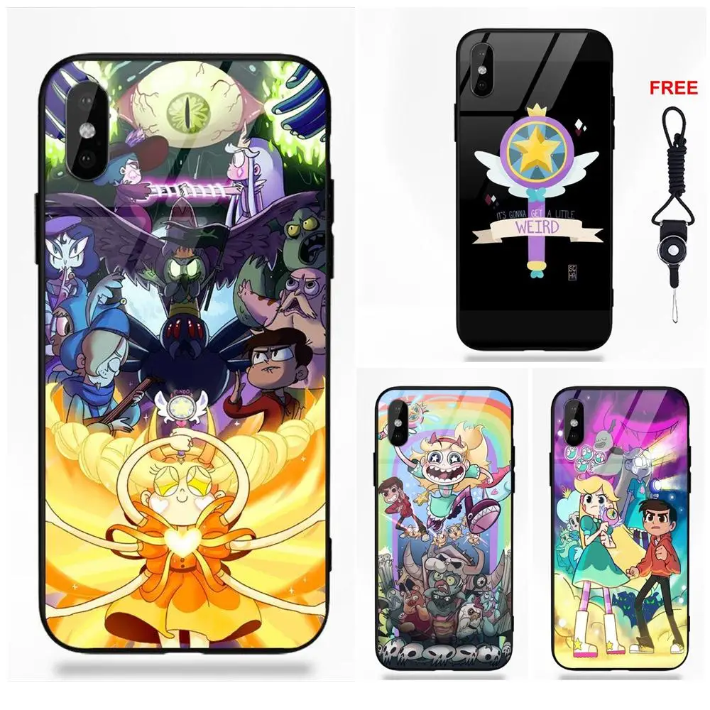 Vvcqod мультфильм звезда против сил зла для Apple iPhone 5 5C 5S SE 6 6S 7 8 Plus X XS Max XR | Мобильные