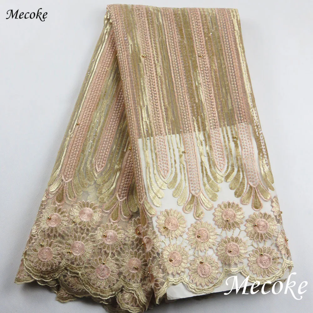 Французская кружевная ткань в африканском стиле швейцарская вуаль высокого