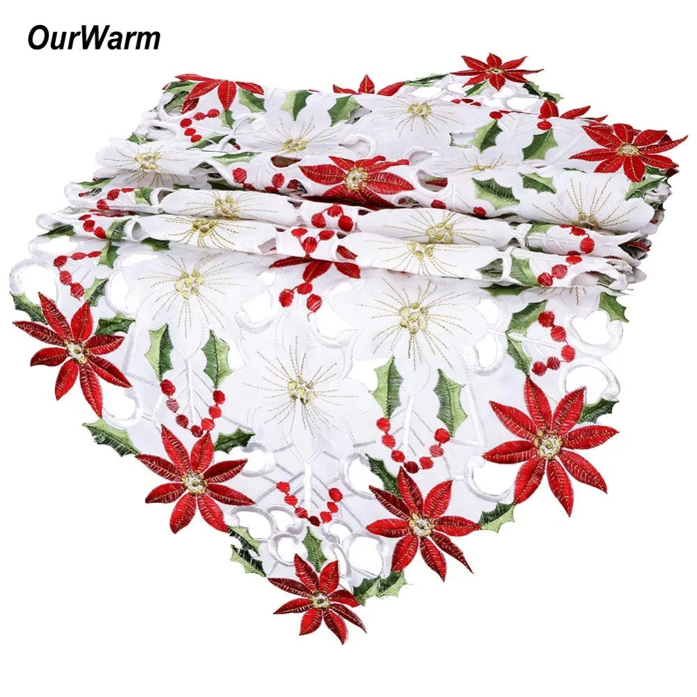 

Дорожка для стола OurWarm, 38 х175 см, Рождественская скатерть из индейки, сменные покрытия, Рождественское украшение для стола для дома, новый год...
