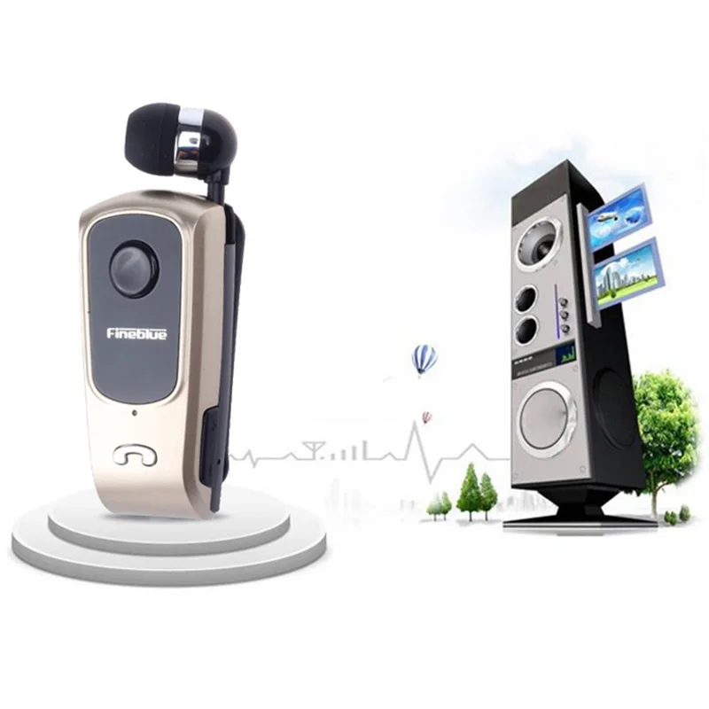 Беспроводные Bluetooth V4.1 наушники звонки вибрация носить клип 2019 лучшие