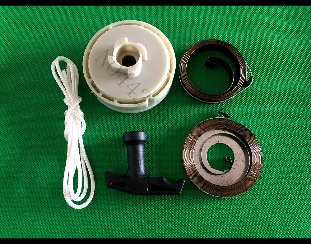 4 pawl Easy Starter Pulley & Big Small Spring Handle Grip Rope подходит для китайских 4500 5200 5800 45cc 52cc 58cc