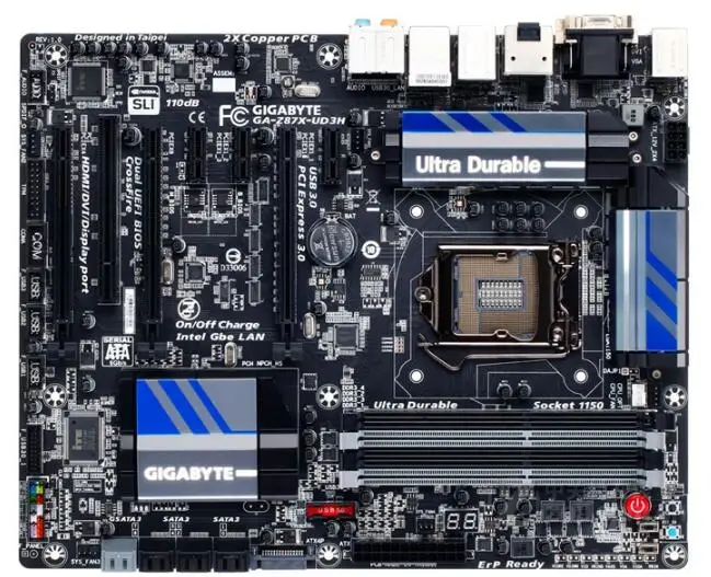 Для Gigabyte GA-Z87X-UD3H используется материнская плата Z87X-UD3H Z87 разъем LGA 1150 DDR3 USB3.0 SATA3.0