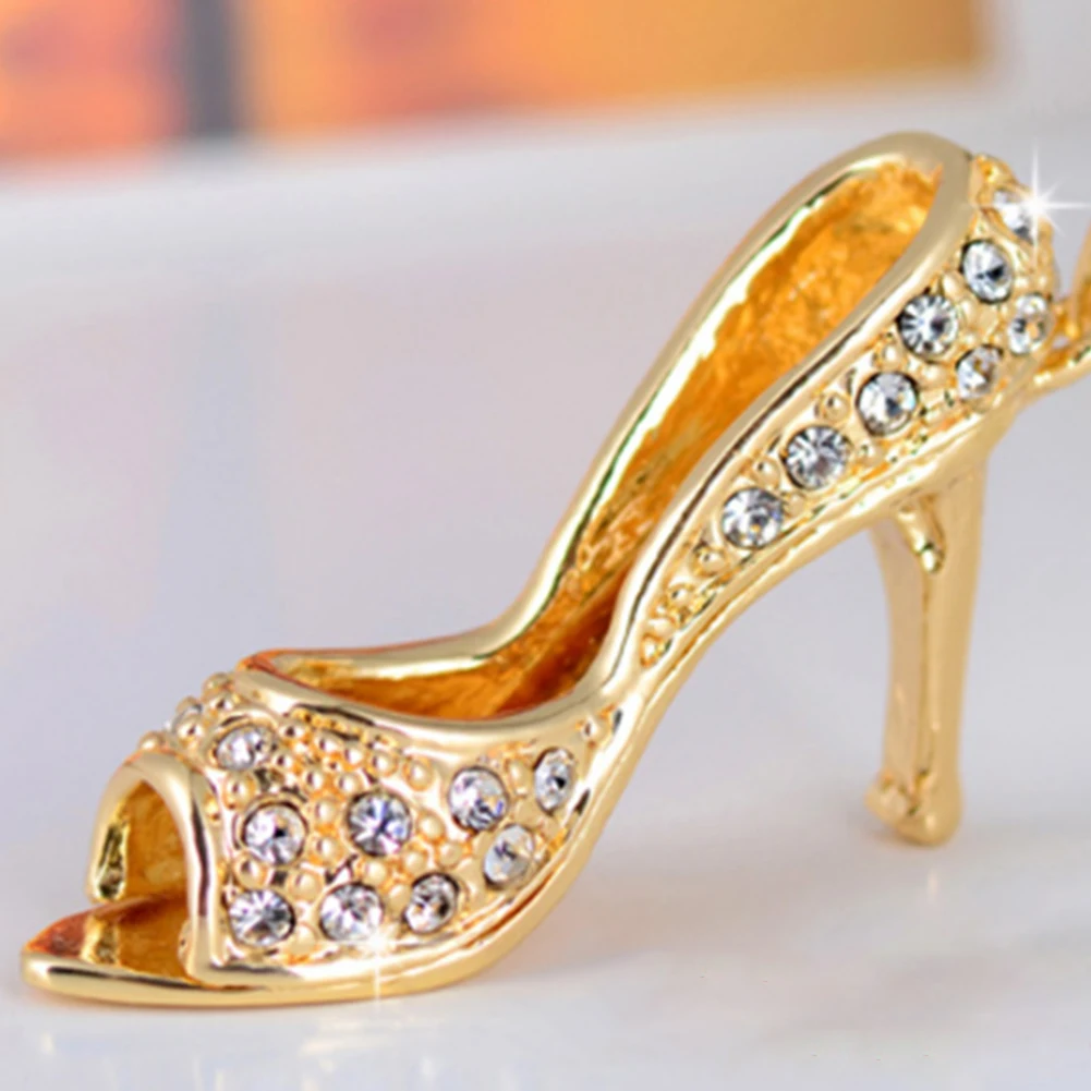 60Cm Women Fashion Pendant Necklace Rhinestone High Heel Shape Sweater Chain For Colorful | Украшения и аксессуары