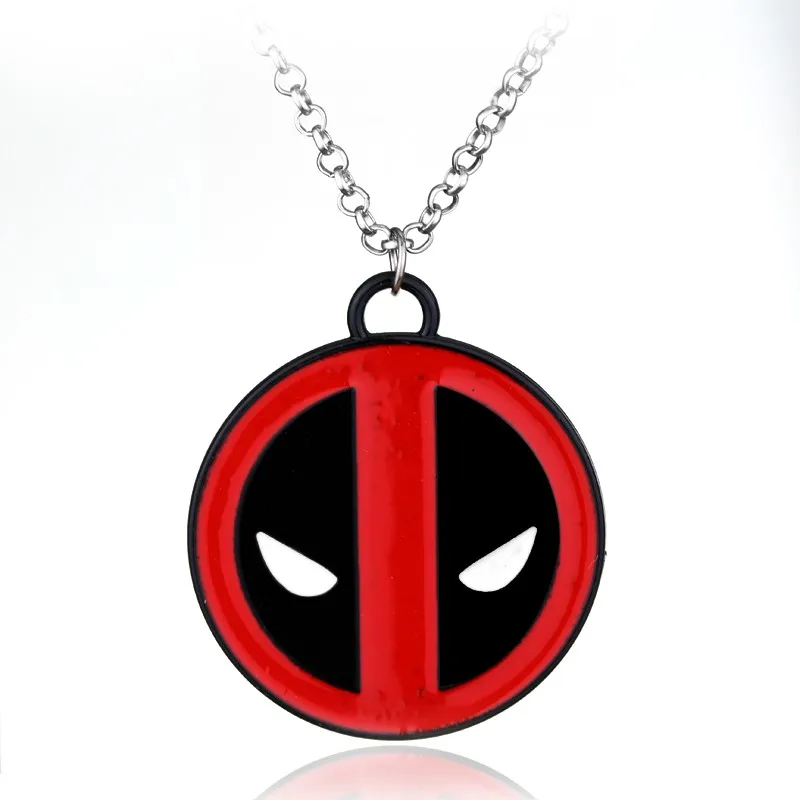 Ожерелье с подвеской в виде маски Марвел из фильма Deadpool ожерелье бутылки