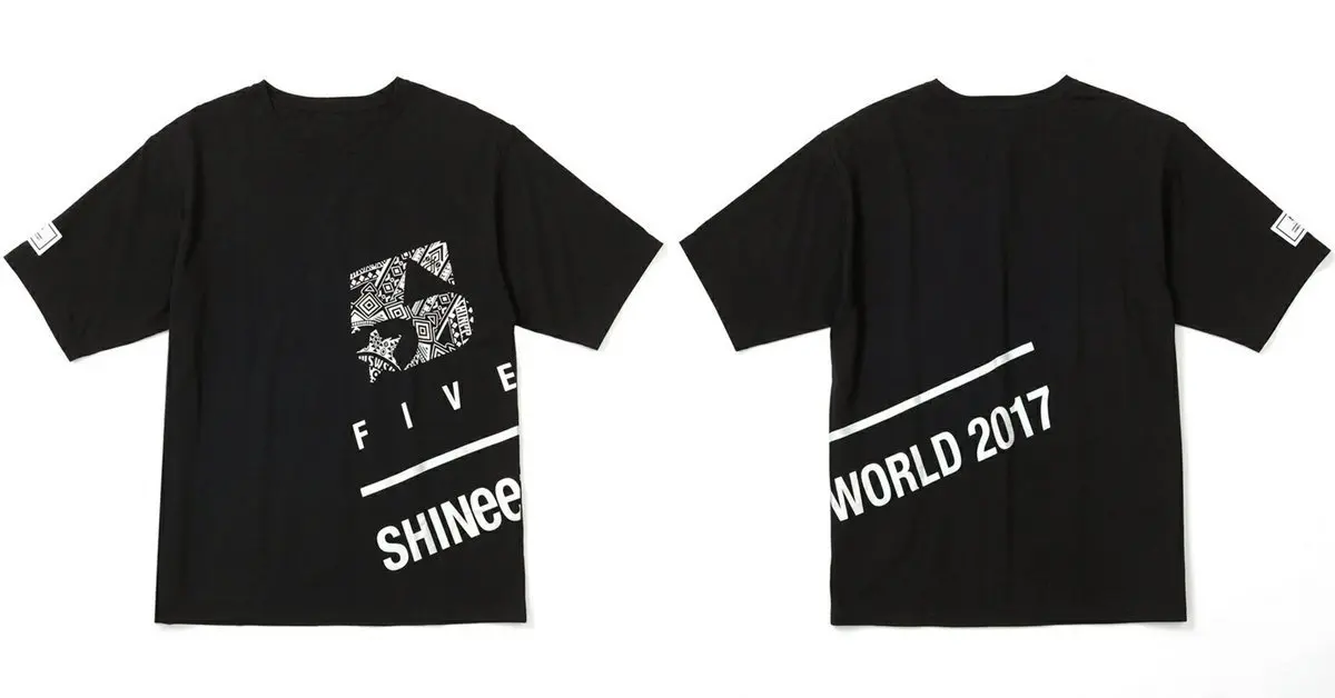 Kpop Shinee FIVE Concert Taemin MinHo Album футболки Повседневная одежда KPOP футболка Корейская